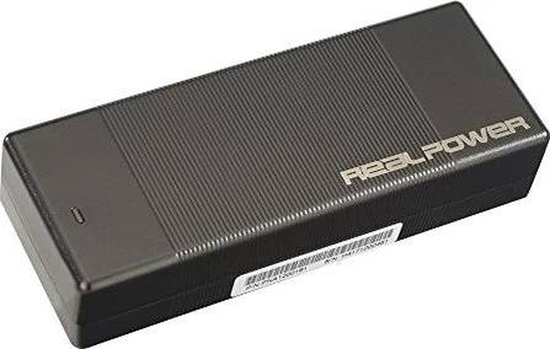 Realpower una-40 140474 40w universal notebook charger 19v 2.1a with tips and carrying case-null