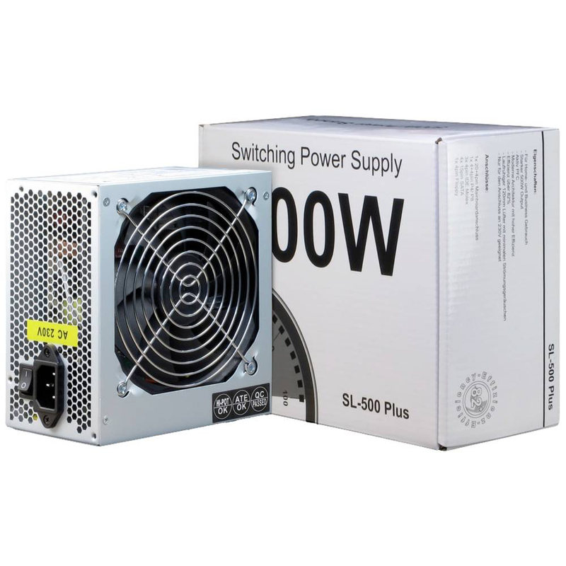 Inter tech sl-500w plus power supply, , medium-null