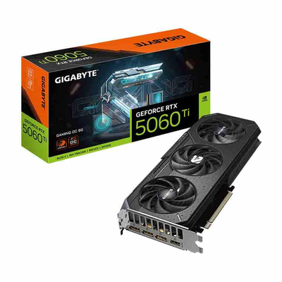 RTX 5060ti 8GB gaming 3fan oc gddr7 geforce graphics card gigabyte, , medium