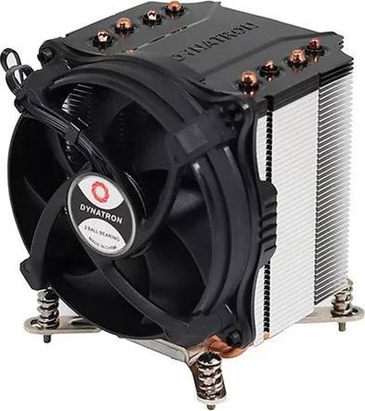 Inter-tech q-6 88885585 3u active CPU cooler lga1700 125w tdp 4 heatpipes 92mm pwm fan server workstation silver-null