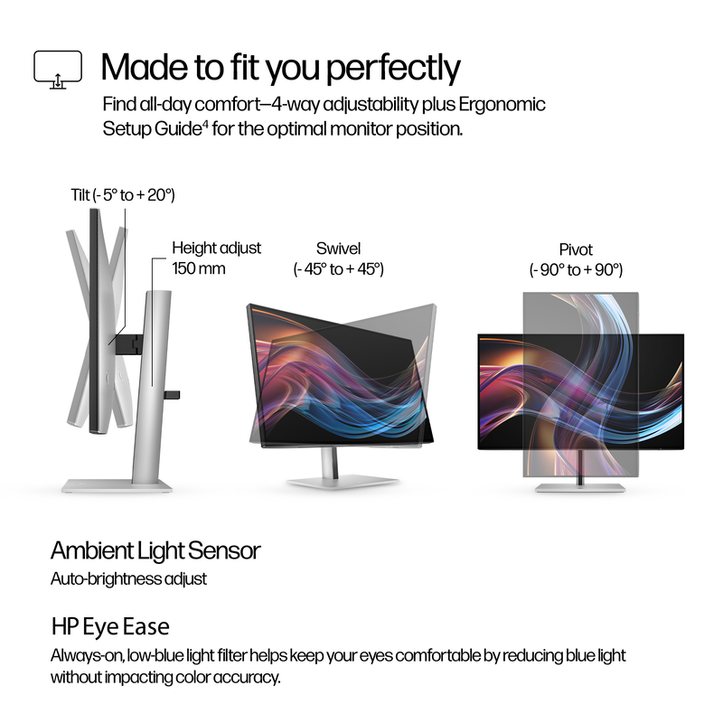 Hp series 7 pro 727pk 27" monitor ips hdr400 3840x2160, , medium-null