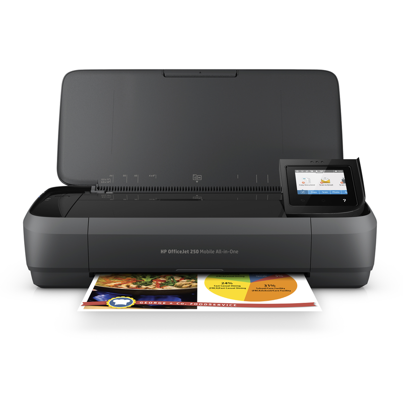 Hp officejet 250 multifunction printer inkjet, , medium-null