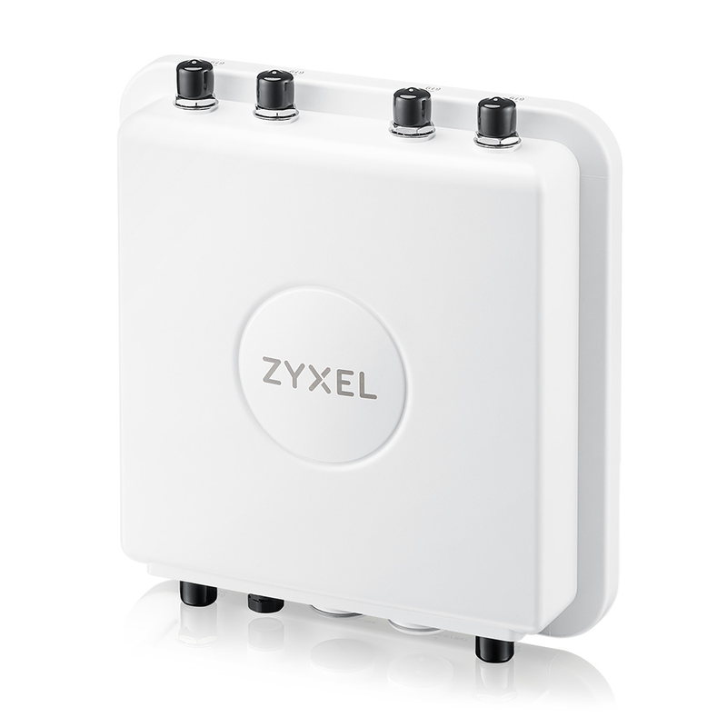 Zyxel wax655e ax5400 Wi-Fi 6 outdoor access point, 6-stream, external antennas, 2.5GBe poe, ip67, nebulaflex-null