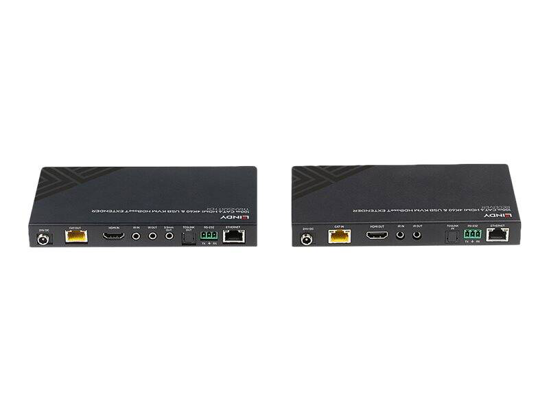 Lindy / transmitter and receiver / video/audio/infrared/serial extender / HDMI, hdbaset / over cat 6 / up to 100 m, , medium-null