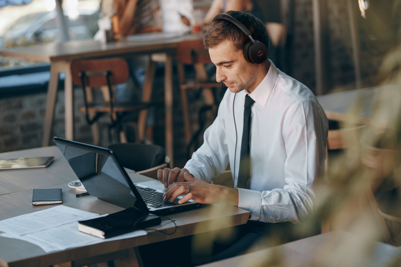 Yealink headset wired USB 4-mic noise cancelling hybrid anc USB-c/a uh48 dual teams, , medium-null