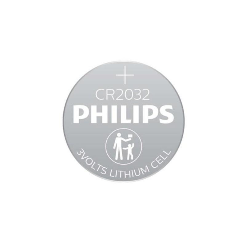 Philips cr2032p2/01bgrs lithium battery blister 210mAh 3v 2pcs, , medium-null