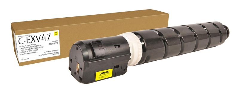 Everyday / yellow / compatible / remanufactured / toner cartridge (alternative for: canon 8519b002, canon c-exv47) / green world alliance return programme, , medium-null