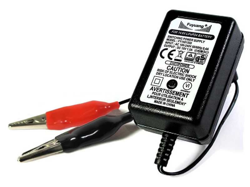 240vac in-15vdc out  lifepo4 battery charger 1.5a, , medium image number null