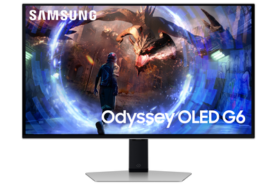 Samsung odyssey OLED g6 g60sd 27" &omicron;&theta;ό&nu;&eta; 360hz freesync qhd 2560x1440, Silver, medium