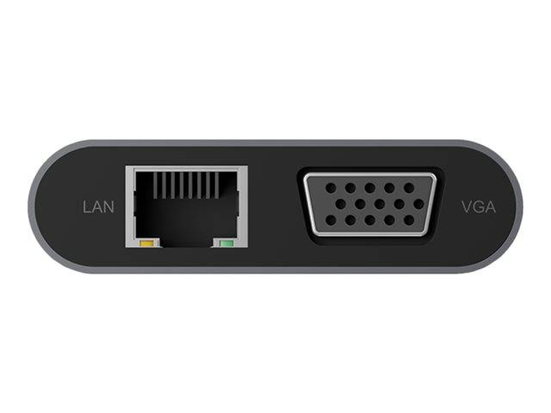 Icy box ib-dk4040-cpd 10-in-1 USB-c docking station 4k HDMI vga gigabit ethernet 100w pd 3x USB 3.0 card reader audio-null