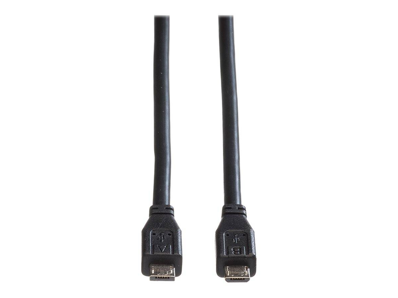 Roline / USB cable / micro-USB type a (m) to micro-USB type b (m) / USB 2.0 / 1.8 m / black-null