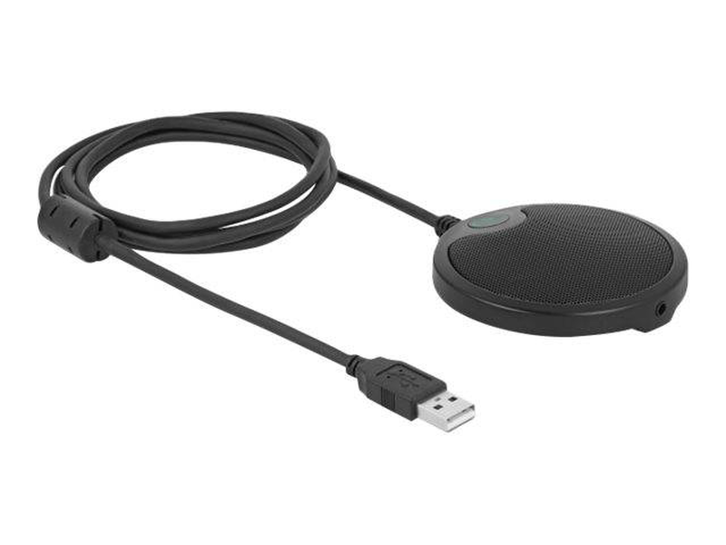 Delock 20672 USB conference microphone, black, , medium-null