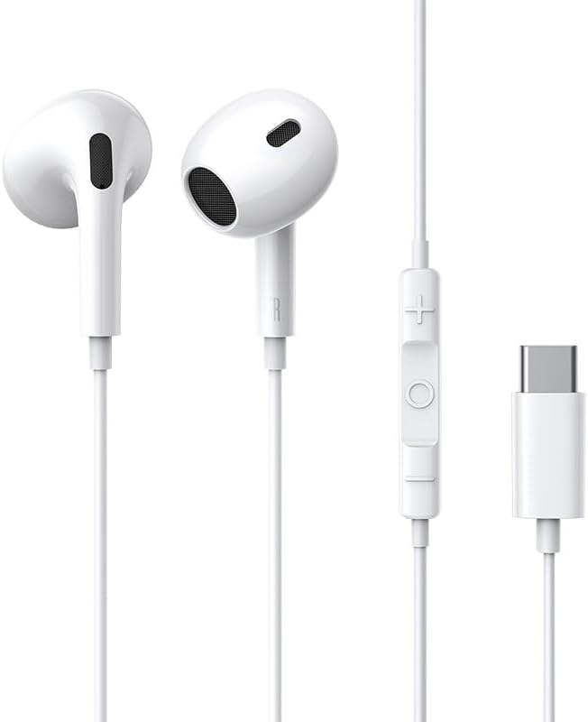 Baseus  earphones wired type c encok cz17 white, , medium-null