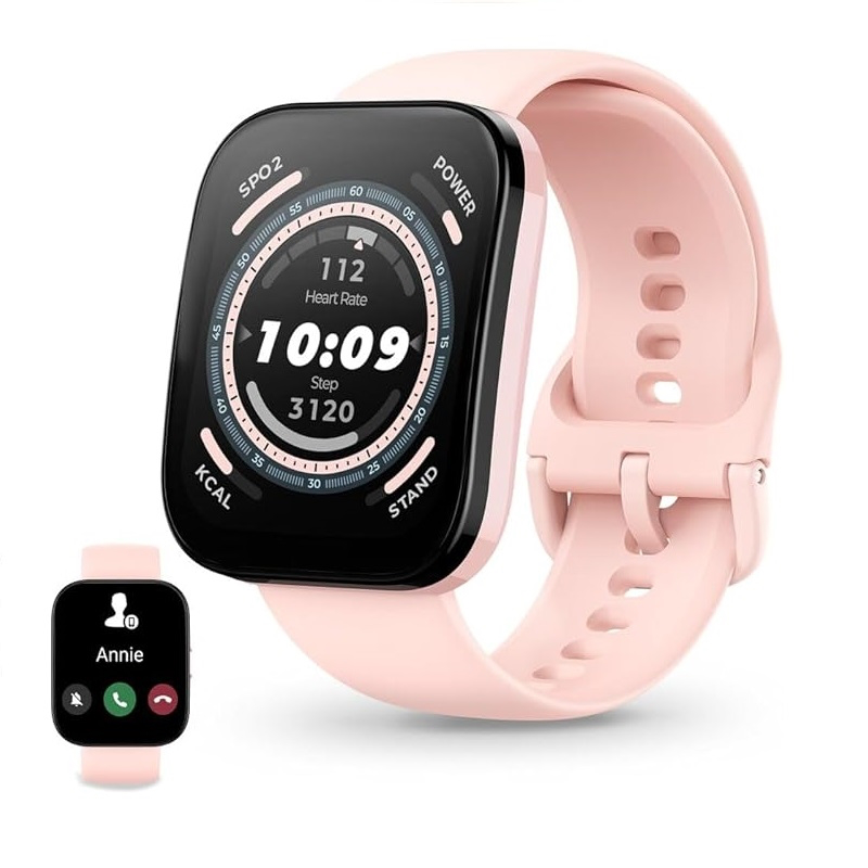 Amazfit smart watch bip 5 pastel pink-null