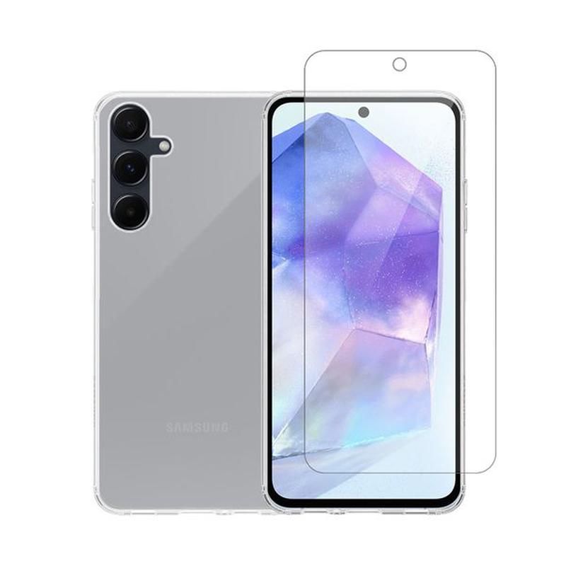 Product image: Samsung galaxy a35 tn TPU & tempered glass transparent-null
