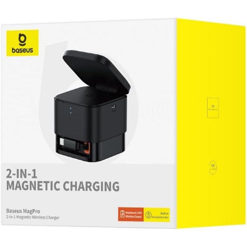 Baseus ασυρματος φορτιστης magpro 25w, , medium-null