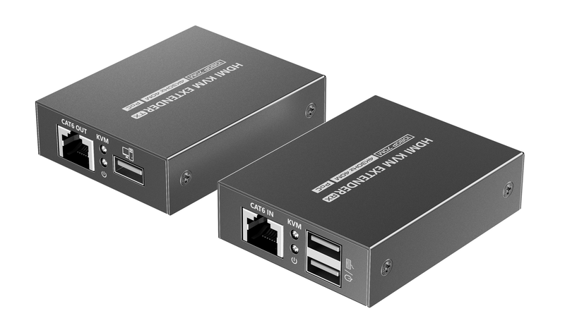 Lenkeng kvm HDMI extender over ethernet 4k30hz 70m lkv372kvm-p, , medium-null