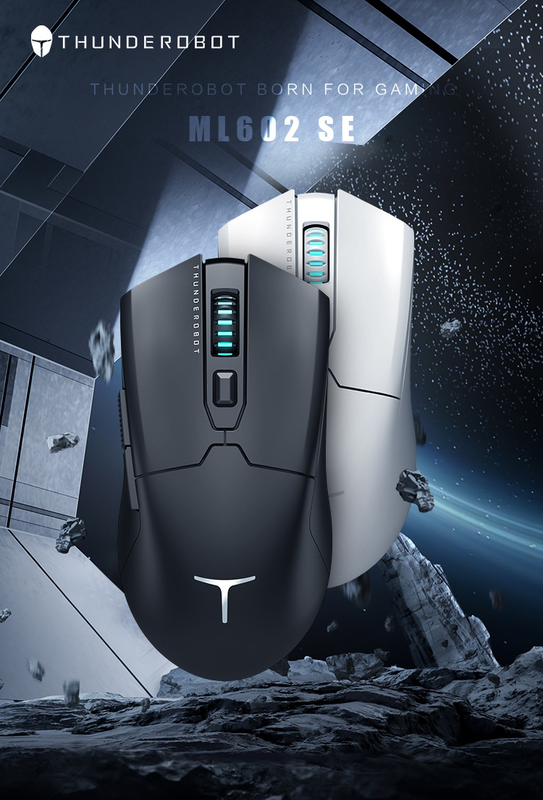 Thunderobot ml602 se wireless gaming rechargeable mouse white, , medium-null