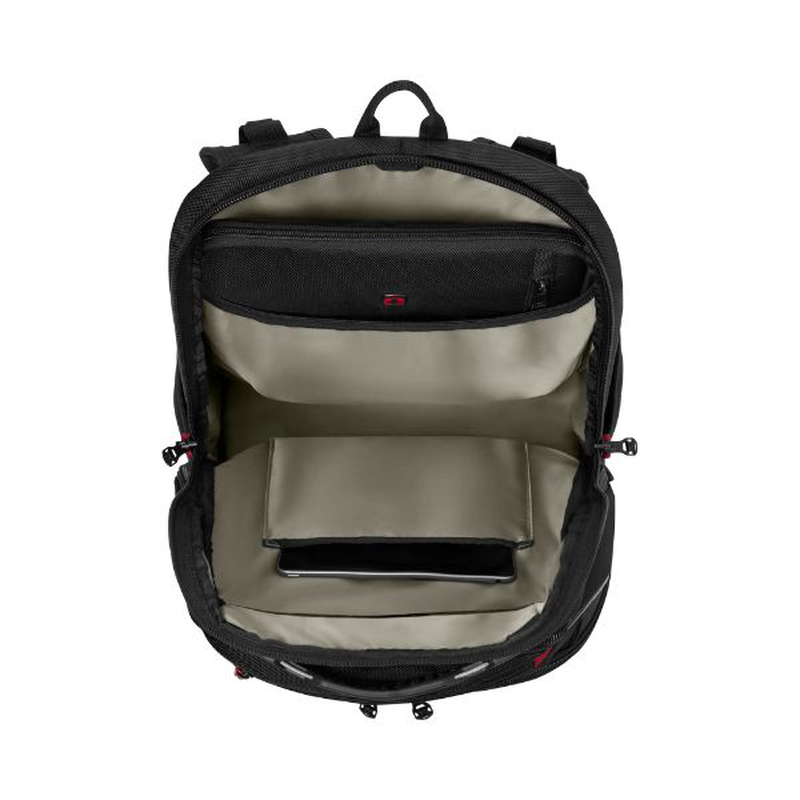 Wenger, carbon pro, business backpack with 15.6" laptop sleeve and tablet pocket, black, , medium image number null