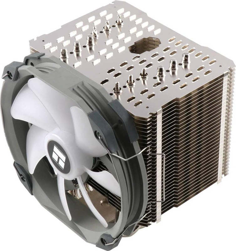 Thermalright hr-02 plus tower Air CPU cooler 6 heat pipes 140mm argb fan nickel-plated copper base silver-null