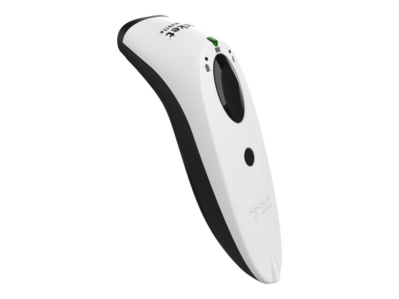 Socket mobile socketscan s720 | bluetooth 1d/2d barcode scanner + charging dock | apple mfi | auto scan mode | white + black dock, , medium-null
