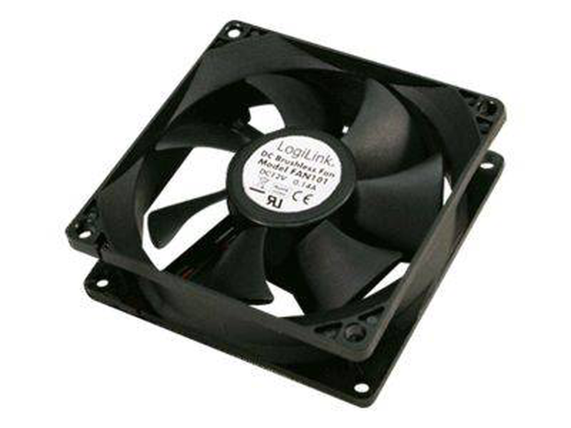 Logilink fan101 / case fan / 80 mm / black, , medium-null