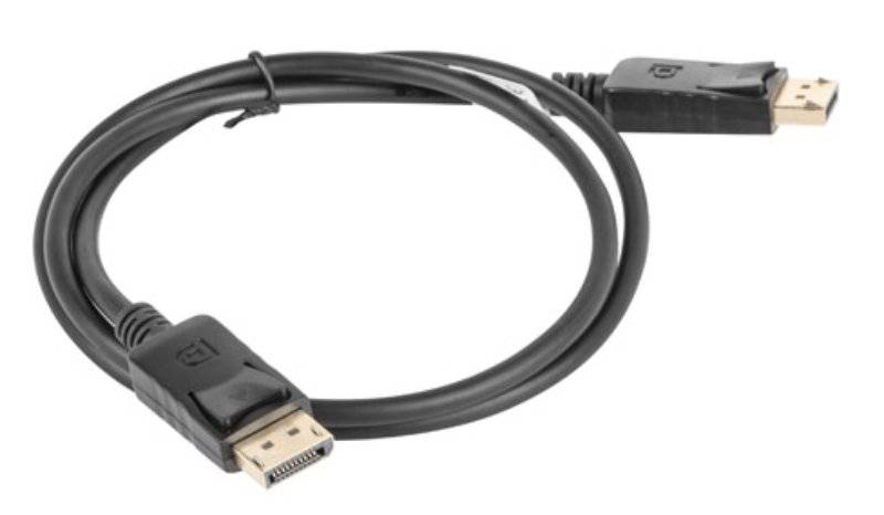 Lanberg displayport cable 1 m | male to male | black | gold plated-null