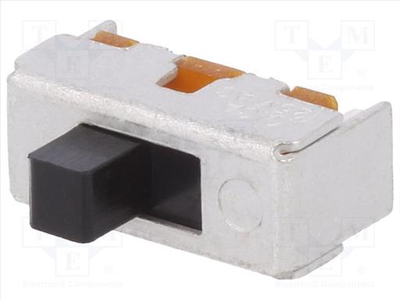 Slide switch on-on 0.3a/125vac, , medium