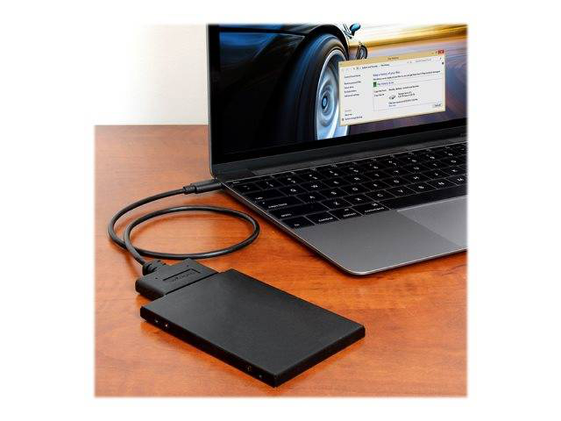 Startech.com USB-c to sata adapter / external hard drive connector for 2.5" sata drives / sata SSD /  2.5", 3.5" / sata 6GB/s / 600 mbps / USB 3.1 (gen 2)-null