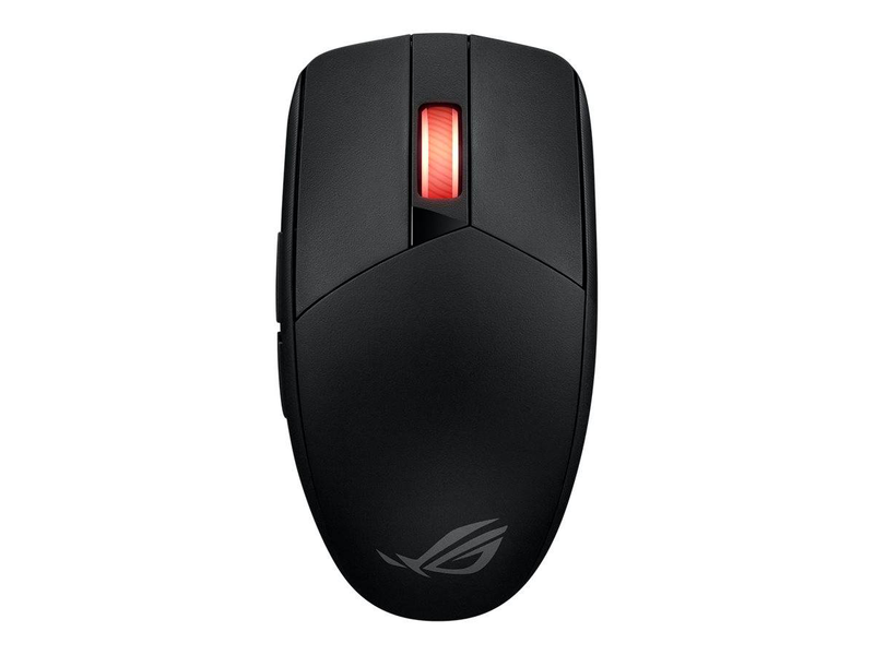 Asus rog strix impact III / mouse / optical / 7 buttons / wireless, wired / USB, 2.4 GHz, bluetooth 5.1 / USB rog omni wireless receiver / black, , medium-null
