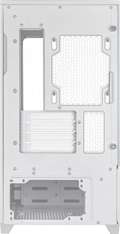 Asus prime ap202 argb microatx pc case curved tempered glass 3x 120mm argb fans GPU 420mm white-null