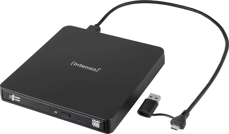 Intenso eod 400d slim external dvd writer USB 3.2 black, , medium-null