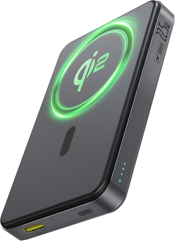 Baseus powerbank wireless 22.5w 10000mAh 15w qi2 Airpow black, , medium-null