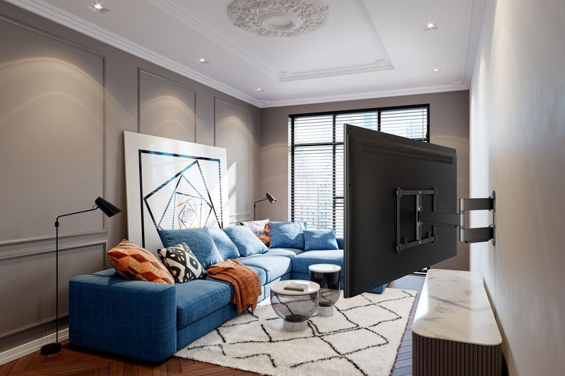 Product image: Vogels elite TVm5645-b TV wall mount 60×40 turn up to 45kg black, , medium-null