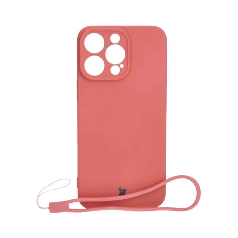Bizon case silicone apple iPhone 15 pro max dirty pink, , medium-null