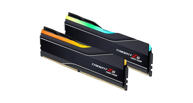 G.skill trident z5 neo rgb 32GB 2x16GB ddr5-6000 cl30 AMD expo intel xmp desktop memory matte black-null