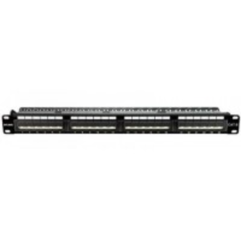Dlink patch panel angular cat6 utp 24port, fully loaded, , medium-null