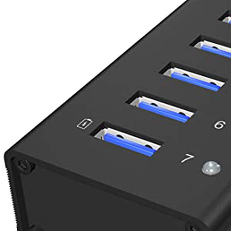 Raidsonic icy box 7-port USB 3.0 hub aluminum, , medium-null
