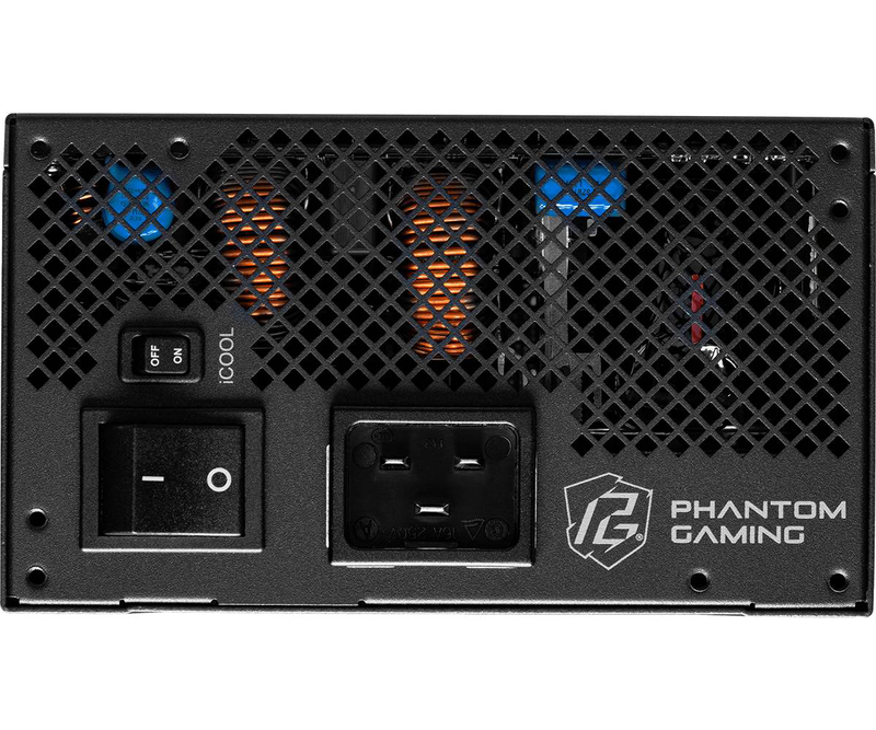 Asrock phantom gaming pg-1300g 1300w atx 3.1 psu 80+ gold cybenetics platinum fully modular pcie 5.1 12v-2x6 black-null