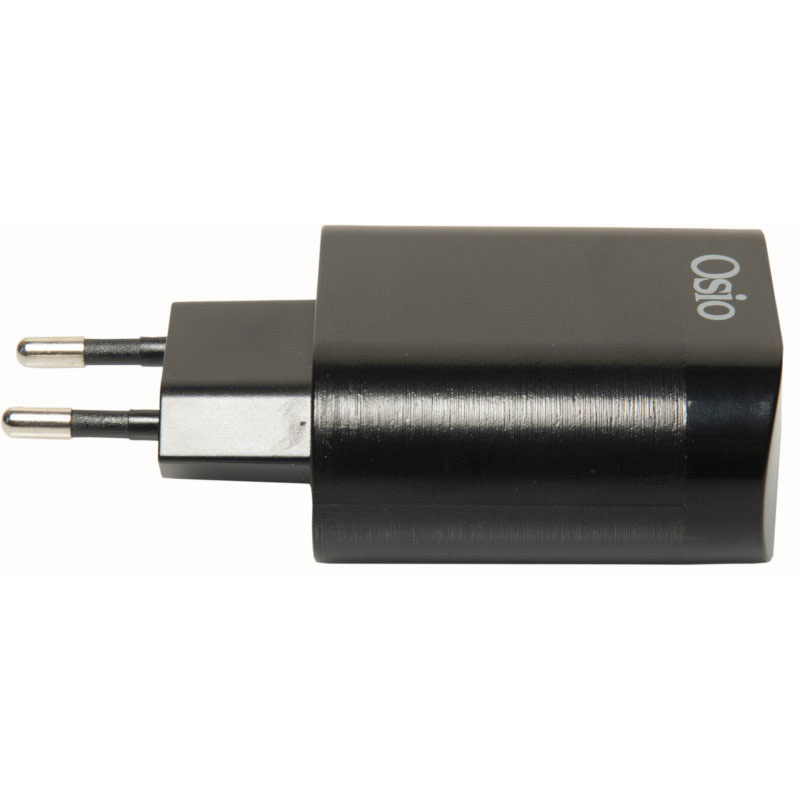 Product image: Osio otu-5904b double mobile charger with USB Type-C and USB type-a - 18w, , medium-null