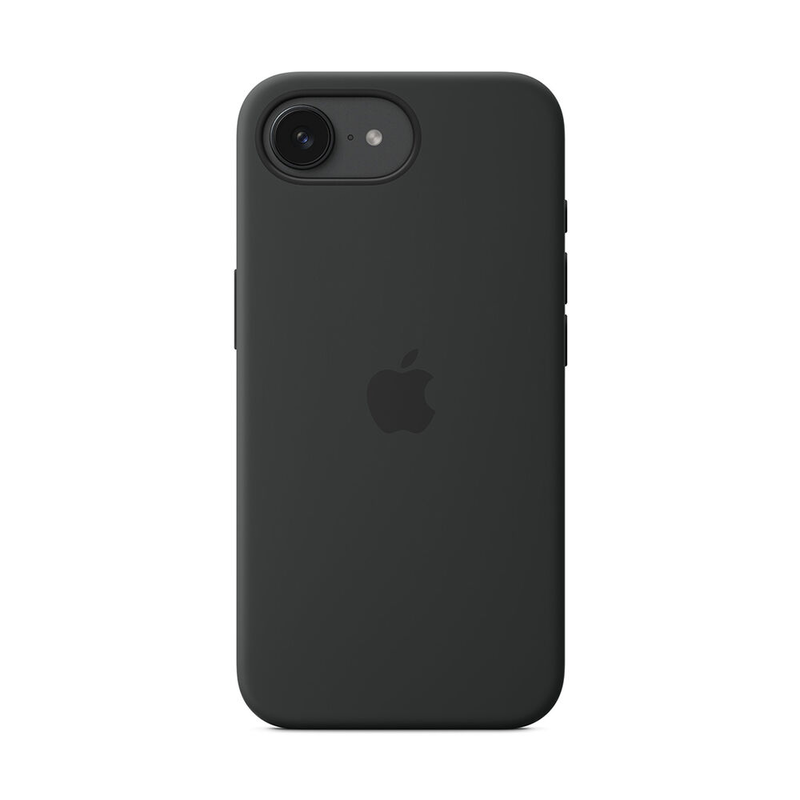 iPhone 16e silicone case black-null