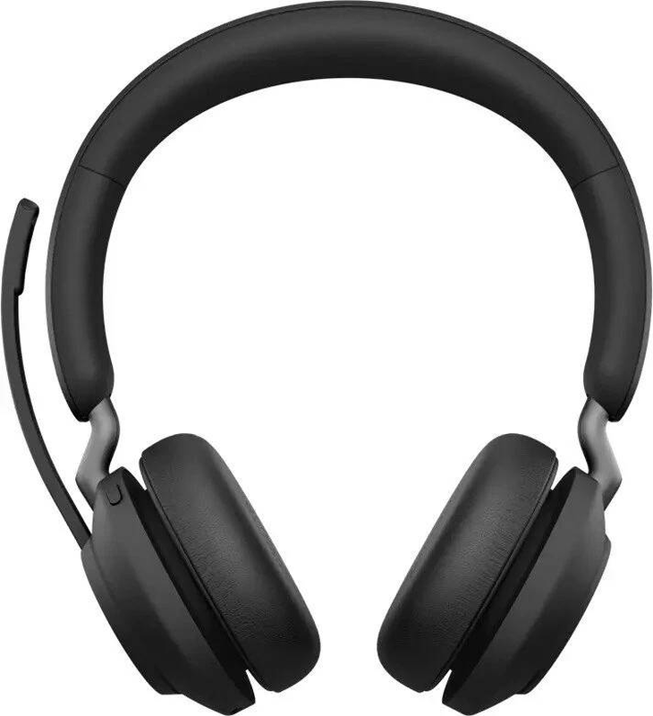 Jabra evolve2 65 uc stereo wireless on-ear office headset bluetooth 5.0 link 380a 3-mic busylight 37h black-null