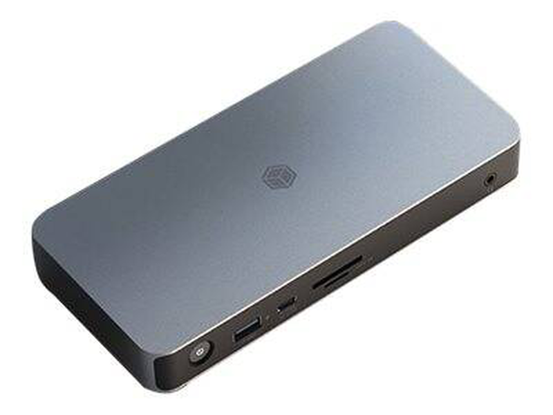 Icy box ib-dk2880-c41 USB4 docking station dual HDMI 2.1 8k 2.5 gigabit card reader 100w pd 170w adapter-null