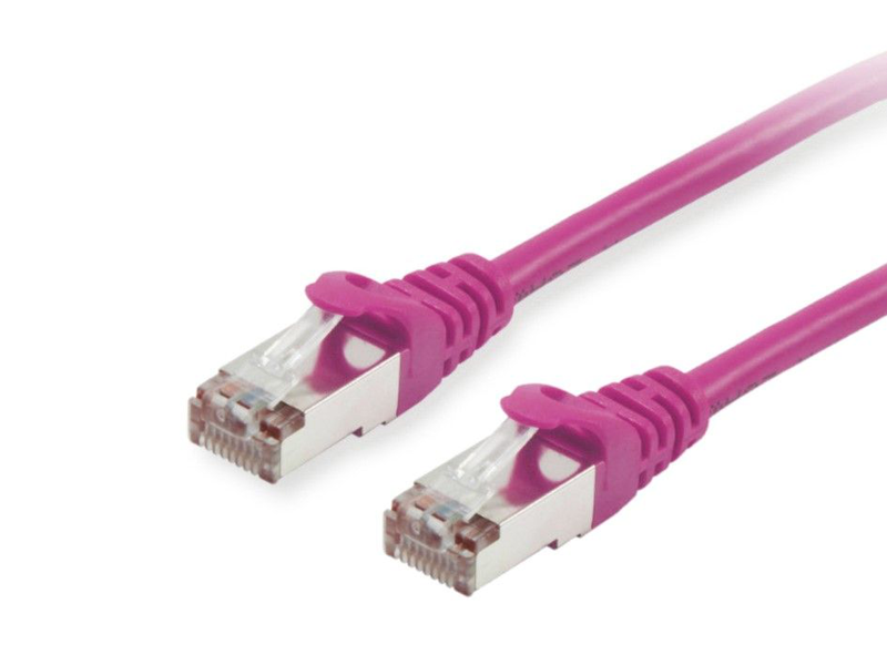 Equip / patch cable / cat.6 s/ftp patch cable, 7.5m , purple-null