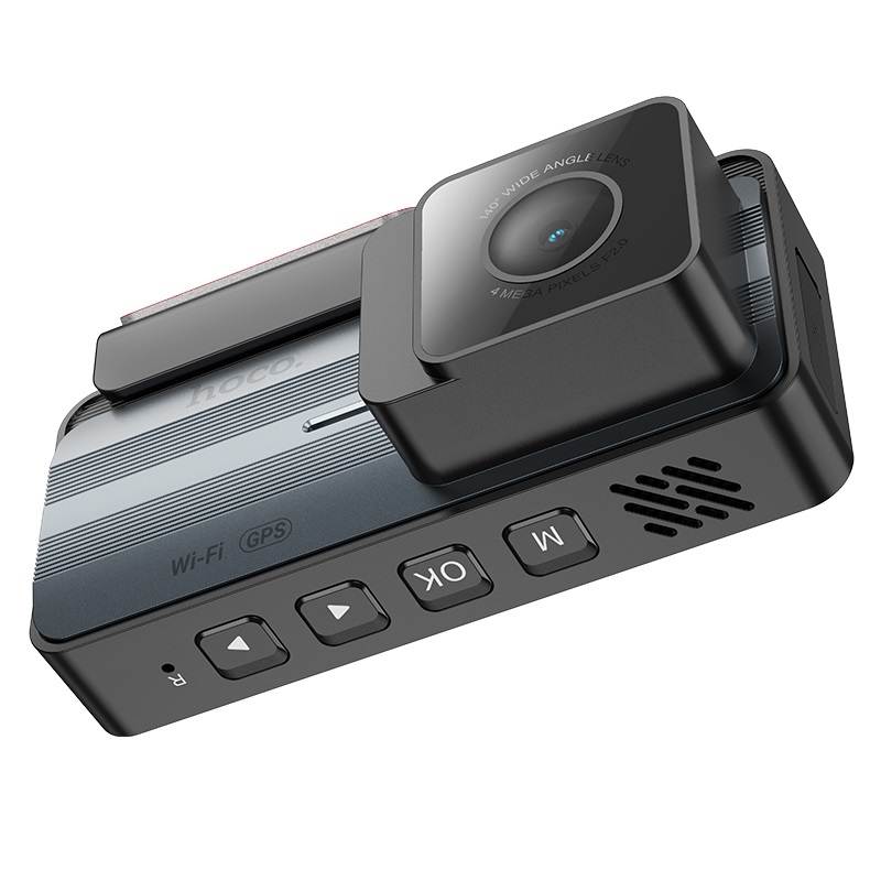 Product image: Hoco dv12 driving recorder 2k display GPS + rear camera, , medium-null