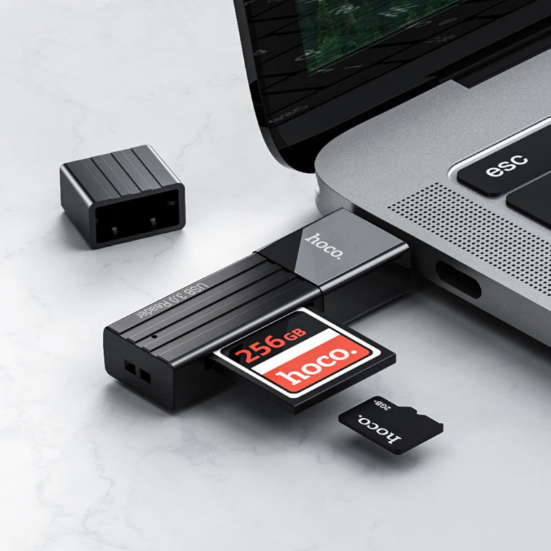 Card reader /αναγνώστης κάρτας μνήμης hoco hb20 USB 2.0, , medium image number null