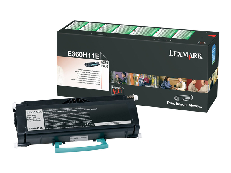 Lexmark - high yield - black - original - toner cartridge lrp - for lexmark e360d, e360dn, e460dn, e460dtn, e460dw, , medium-null