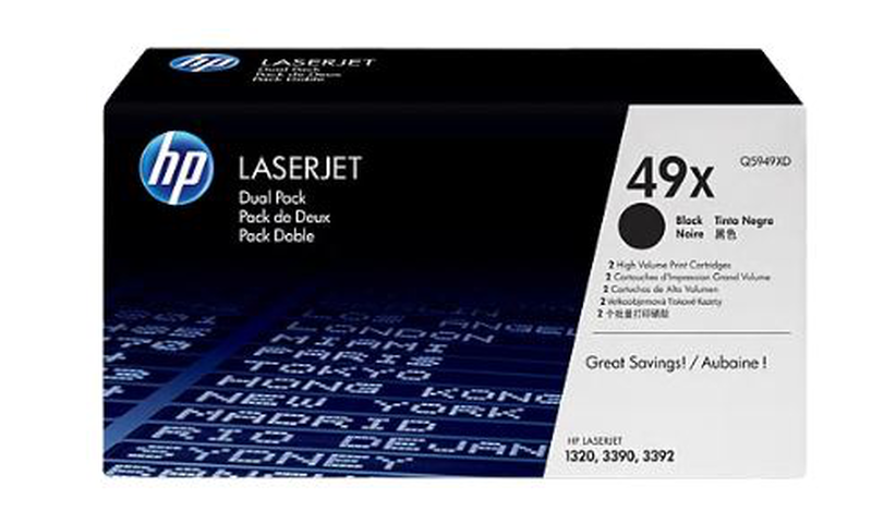 Hp 49x dual pack black toner, , medium-null