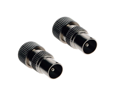 Maxview TV/fm coaxial alloy plugs, , medium