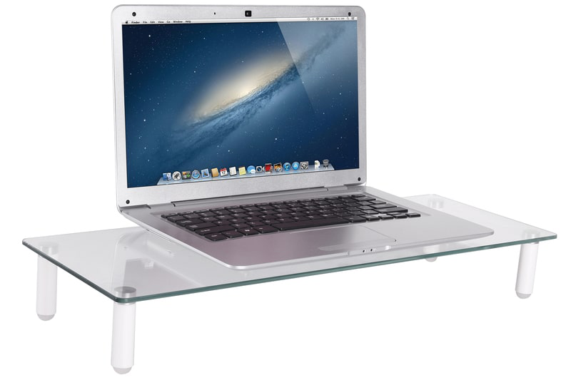 Digitus da-90358 universal glass monitor riser stand for 13-32" screens up to 20kg black-null